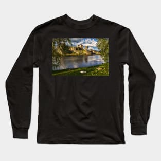 Late Afternoon At Caerphilly Castle Long Sleeve T-Shirt